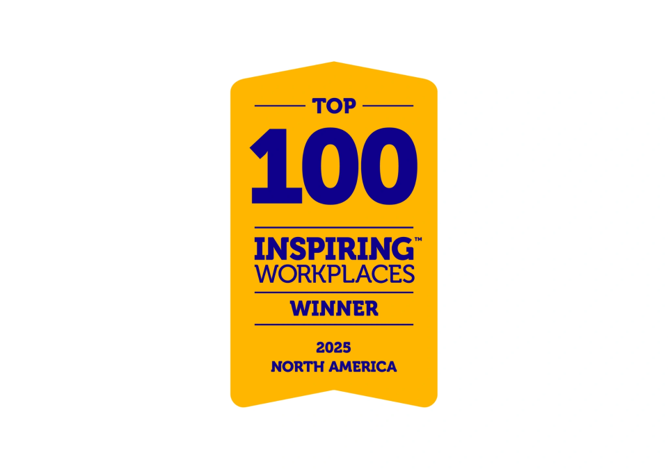 Top 100 Inspiring Workplaces Winner - 2020 Companies, a retail sales and marketing agency